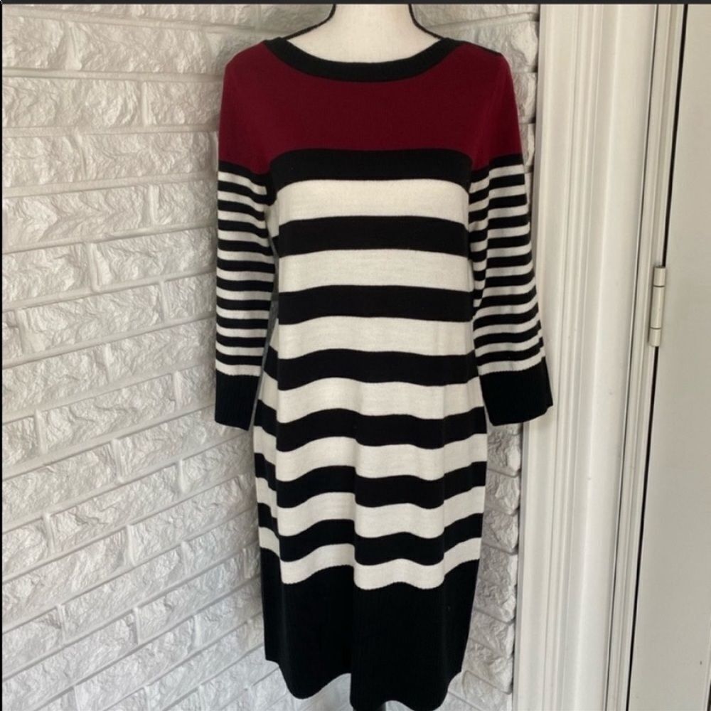 Striped Sweater Dress